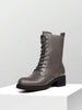 Women's Lace-Up Combat Boots Mid-Calf Militarys Classic And Stylish Winter Festival Christmas Black Boots