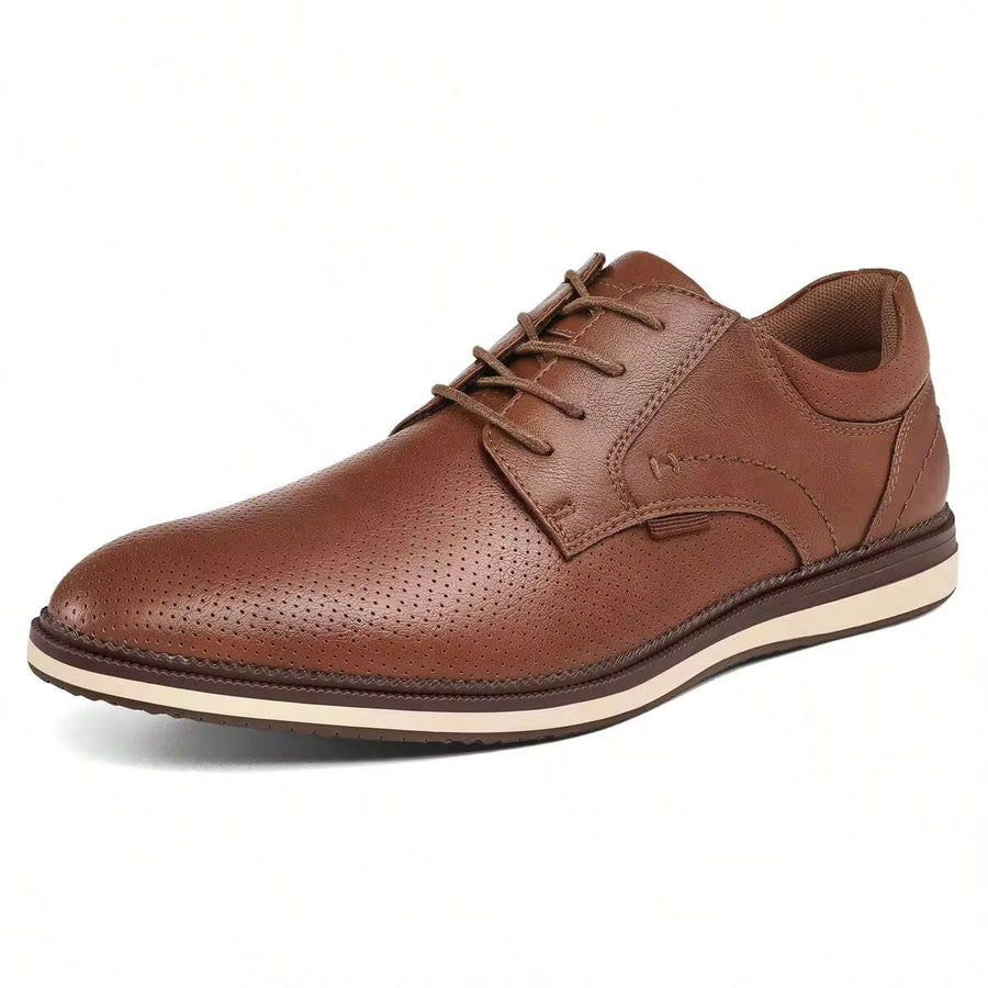 Men's Formal Dress Shoes Lace Up Comfortable Business Office Work Shoes